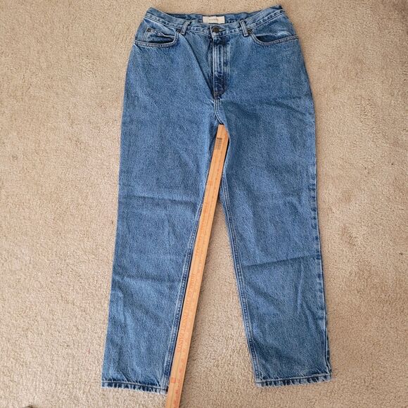 Vtg Jones Sport Jeans Womens 16 (34Wx30.5L) Blue High Waist Mom Jeans 90… - Picture 4 of 13